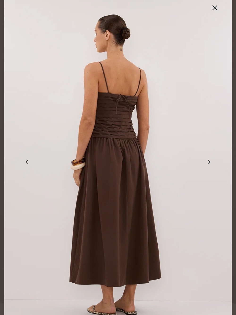 Dissh chocolate dress - Picture 3 of 4